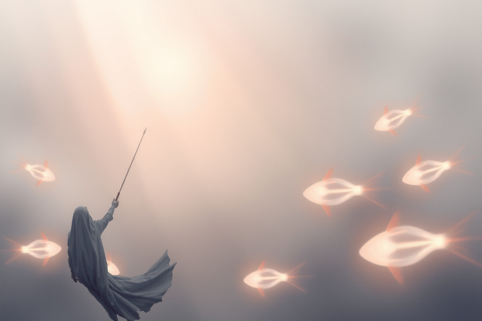 Sognare di pescare con un arpione simboleggia ambizione e precisione.