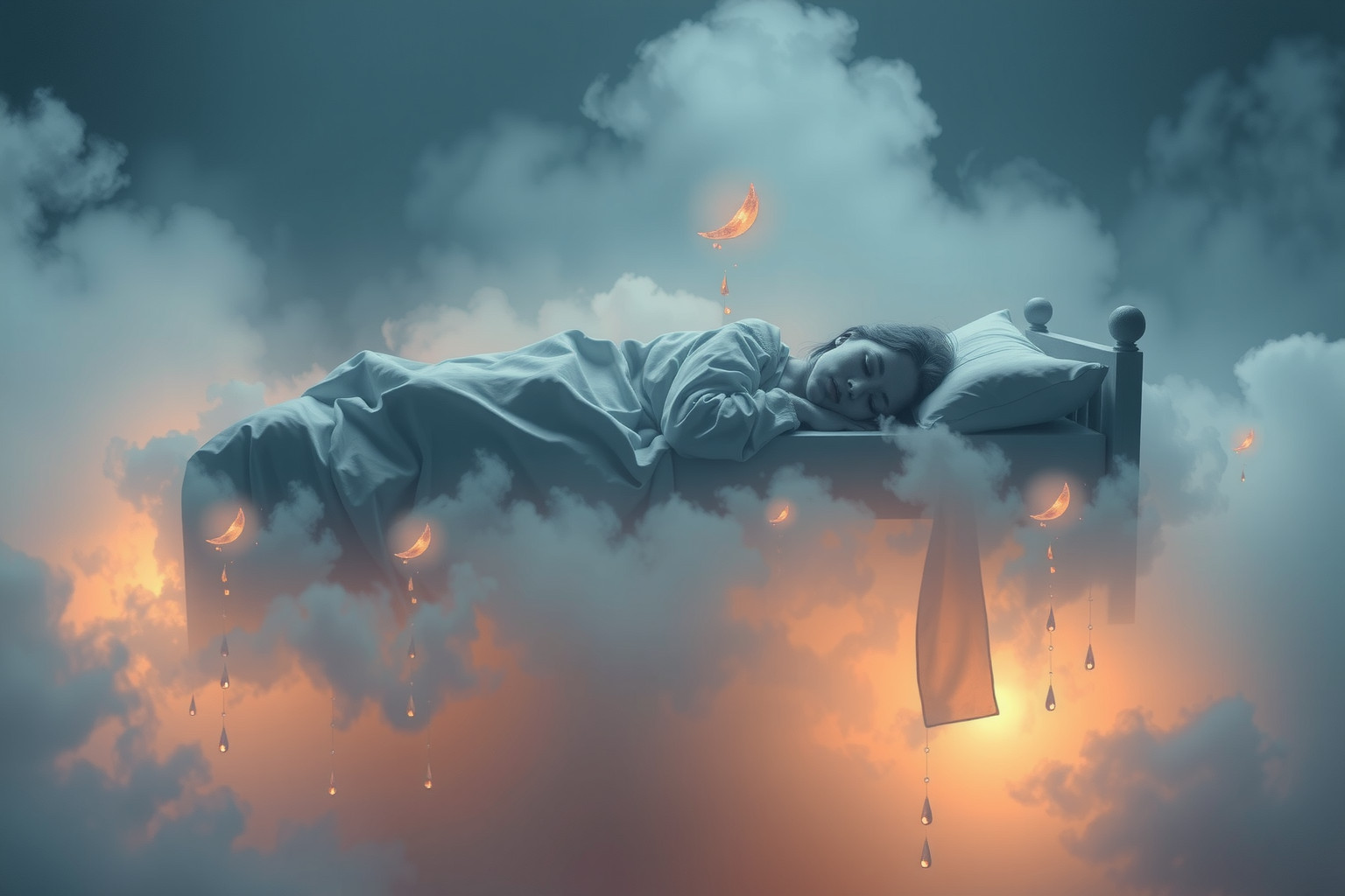 Sognare piangere in cuccetta riflette dolore nascosto e tristezza profonda.