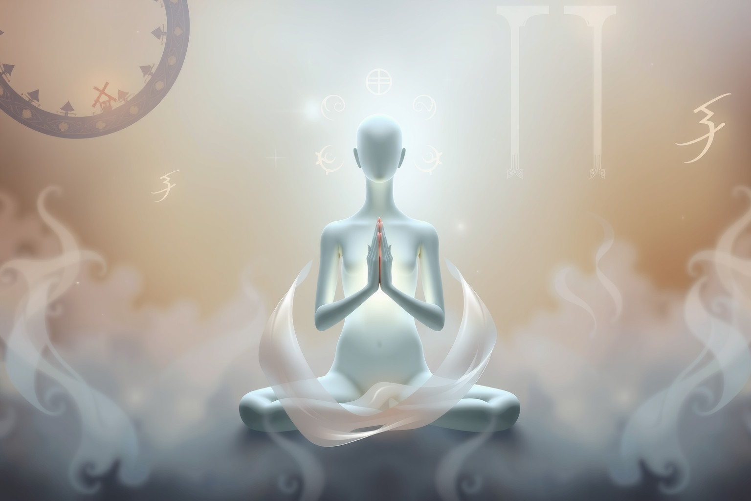 Sognare il Padre Nostro in silenzio indica ricerca di pace interiore.