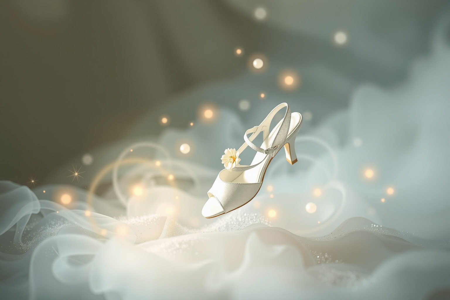 Sognare di pulire scarpe da sposa simboleggia purificazione emotiva imminente.