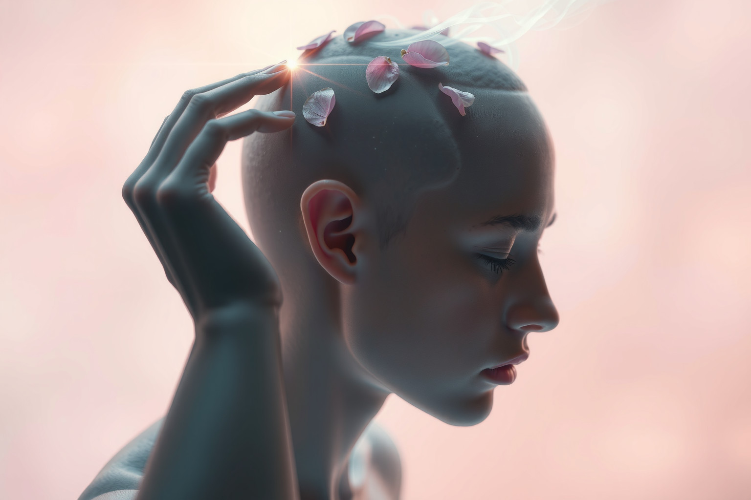 Sognare di radersi la testa simboleggia rinascita e liberazione interiore.