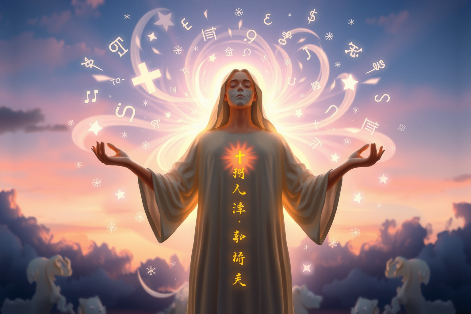 Sognare il Padre Nostro in lingua sconosciuta indica misteri interiori.