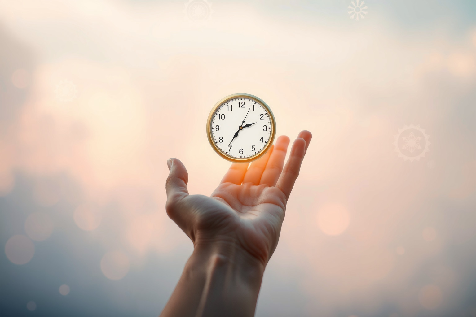 Sognare un quadrante d'orologio indica controllo del tempo personale.