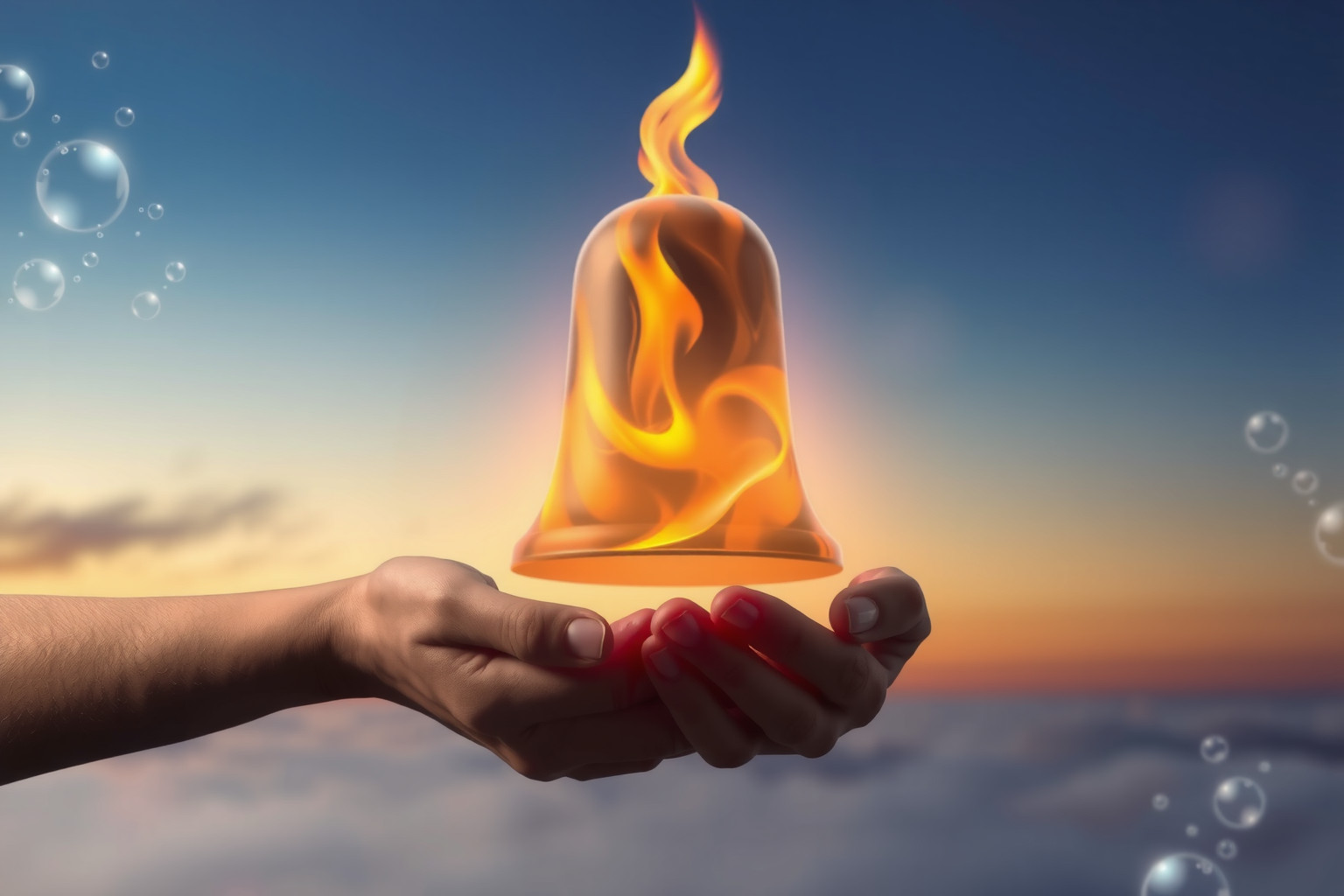 Sognare di regalare una campana di fuoco simboleggia potere condiviso.