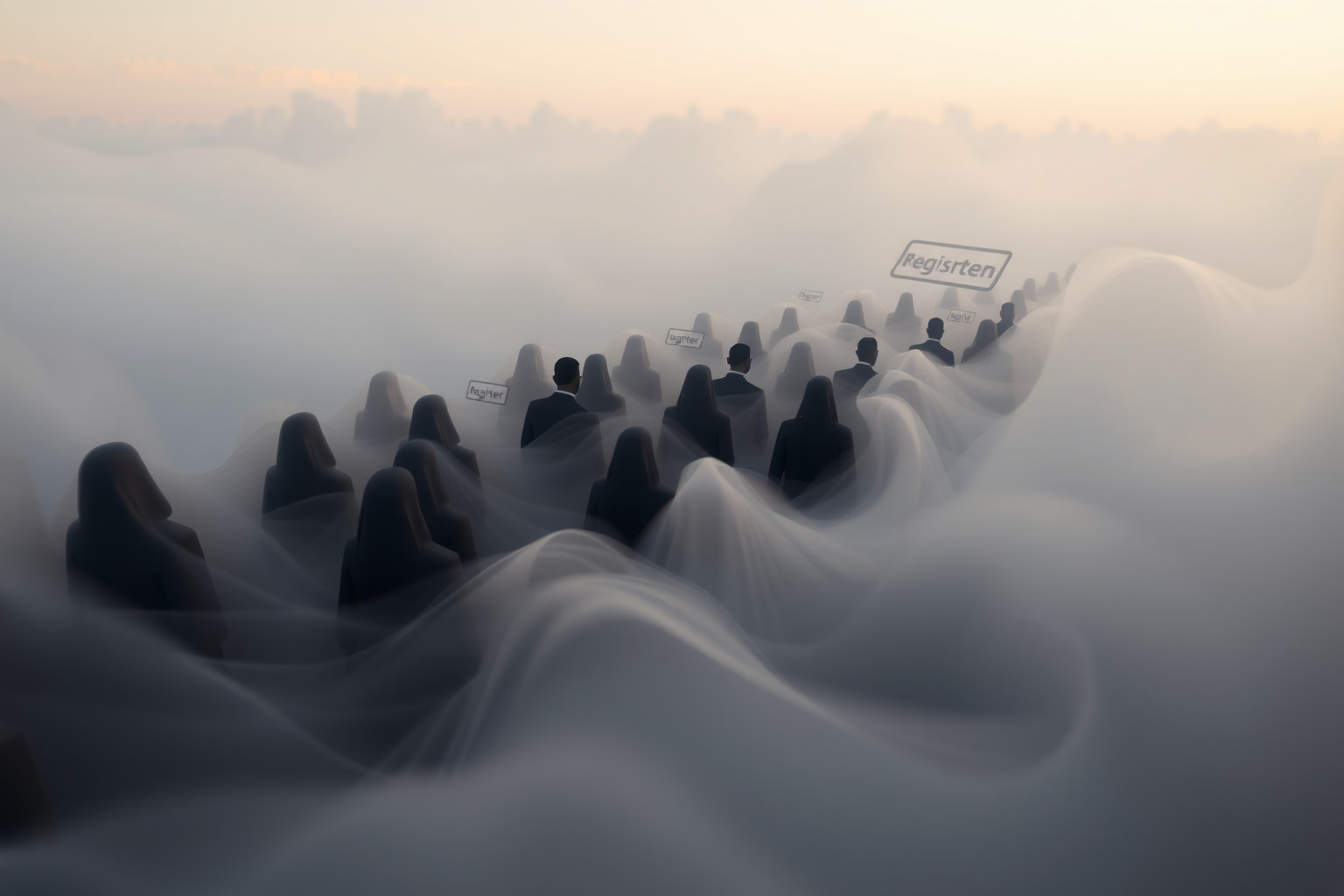 Sognare registrazione affollata riflette desiderio di riconoscimento sociale.