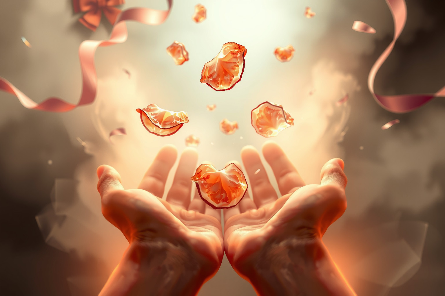 Ricevere affettato in sogno simboleggia abbondanza e affetto inaspettato.