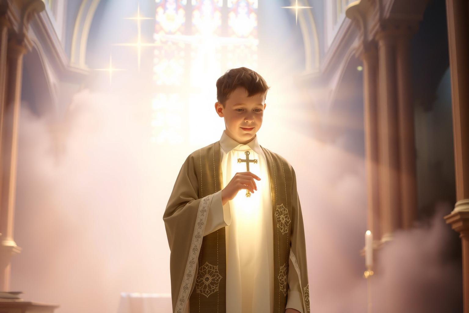 Sognare benedizioni come chierichetto simboleggia protezione spirituale.