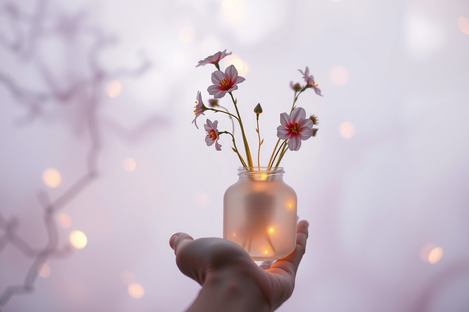 Ricevere un vaso di fiori simboleggia gioia e nuove opportunità.