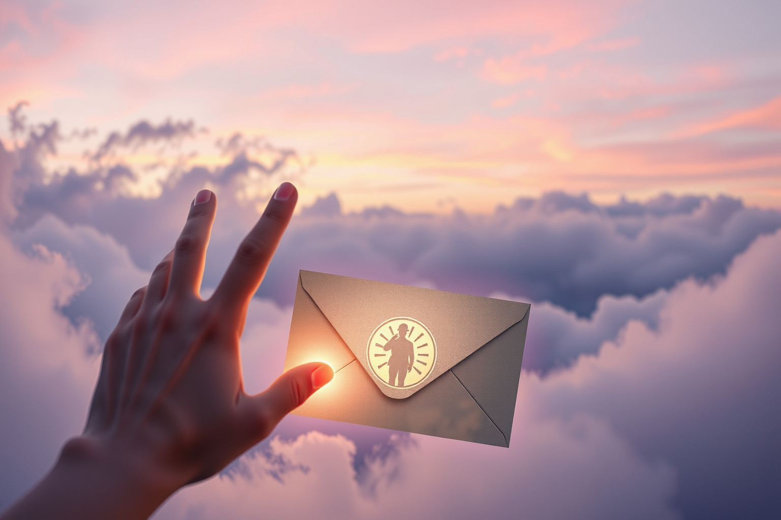 Ricevere una lettera da un soldato simboleggia attesa e speranza.