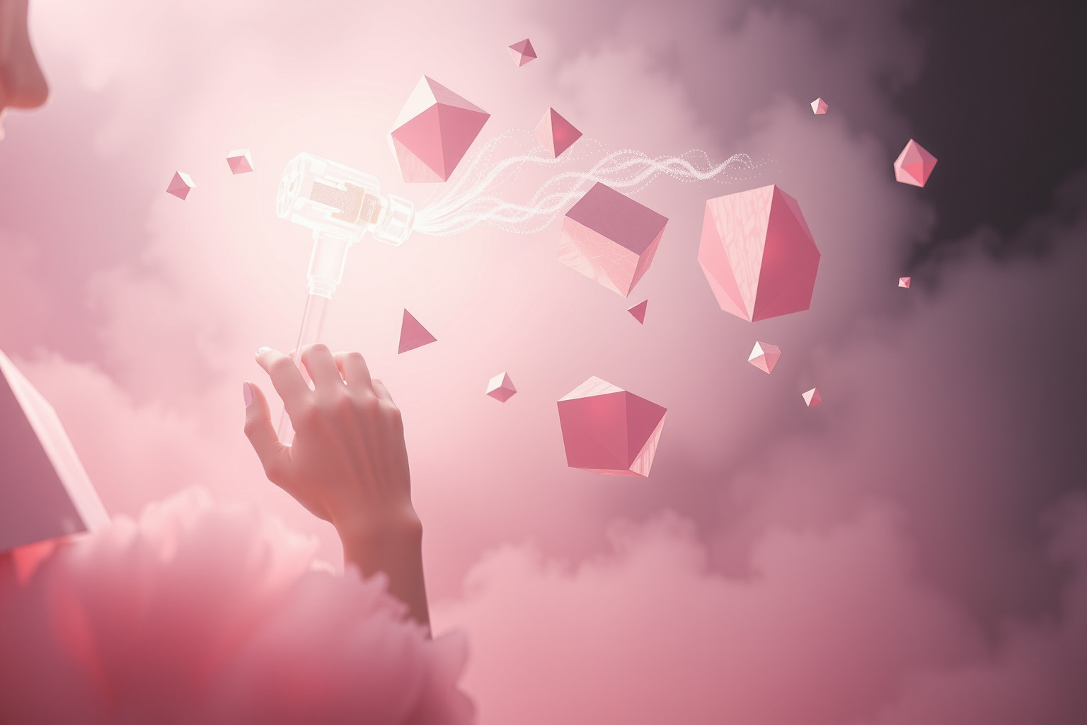 Sognare martello pneumatico simboleggia forza nella guarigione interiore.