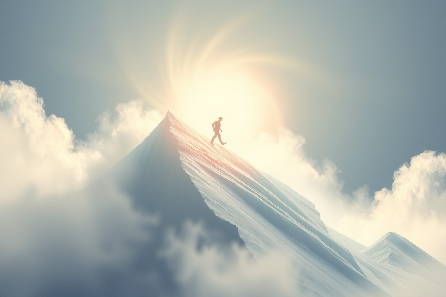 Sognare di scalare un ghiacciaio simboleggia sfide e crescita personale.