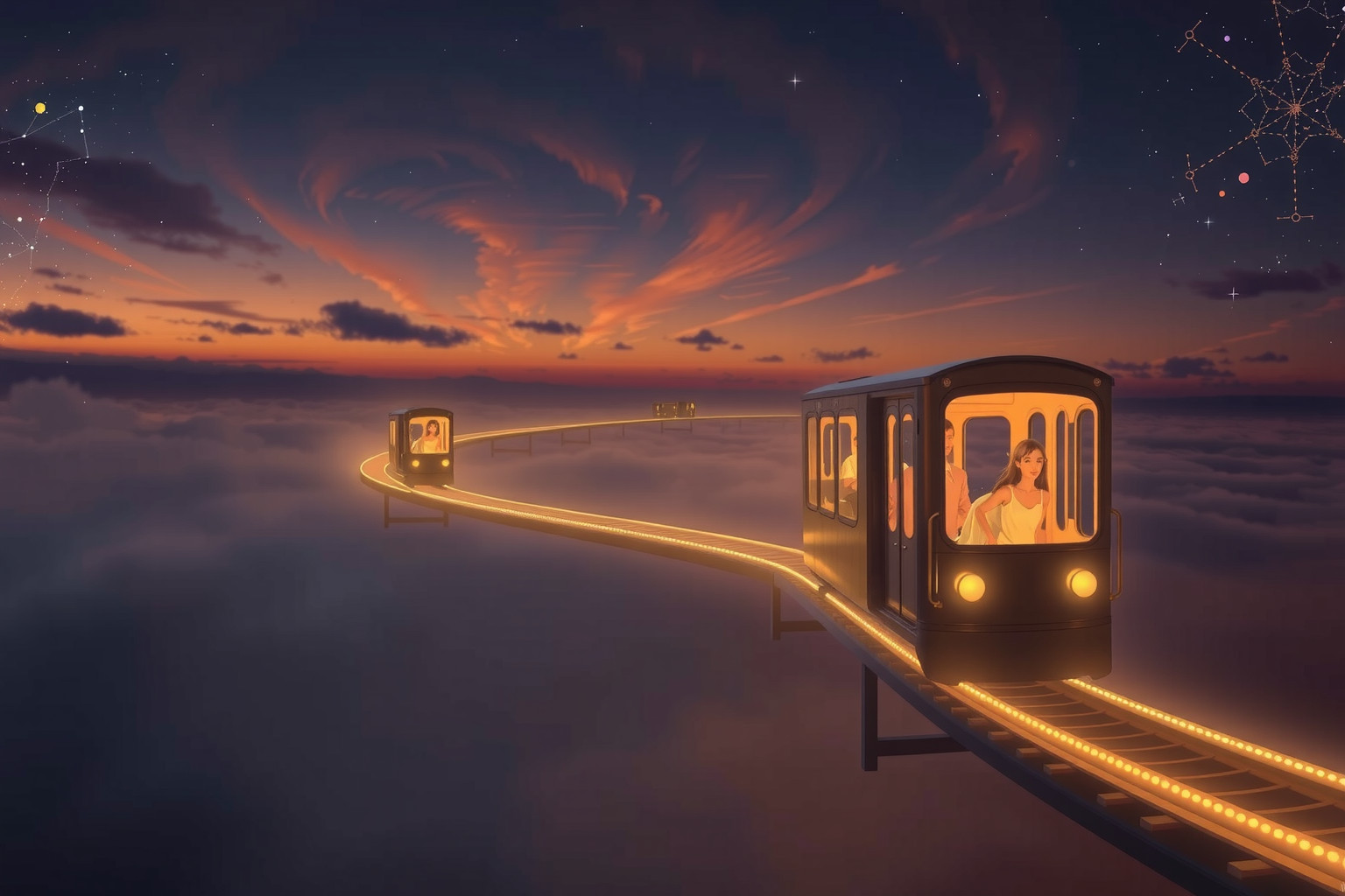 Sognare fuga in treno simboleggia un destino già deciso.