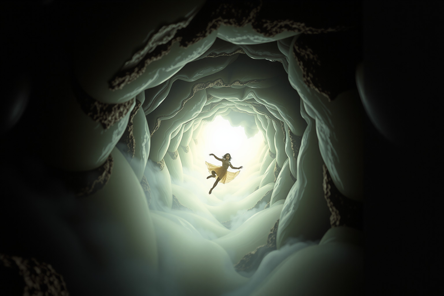 Sognare di scavare e cadere simboleggia paure nascoste e insicurezze.