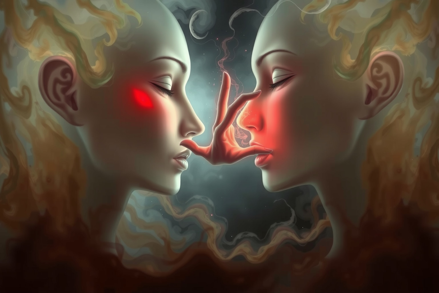 Sognare schiaffi alla guancia riflette rabbia e conflitti interiori.