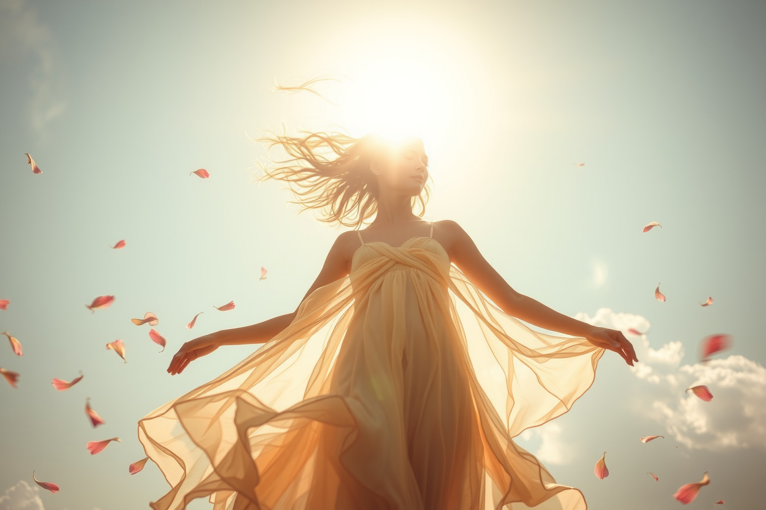 Sognare spogliarsi in estate simboleggia libertà e rinascita interiore.