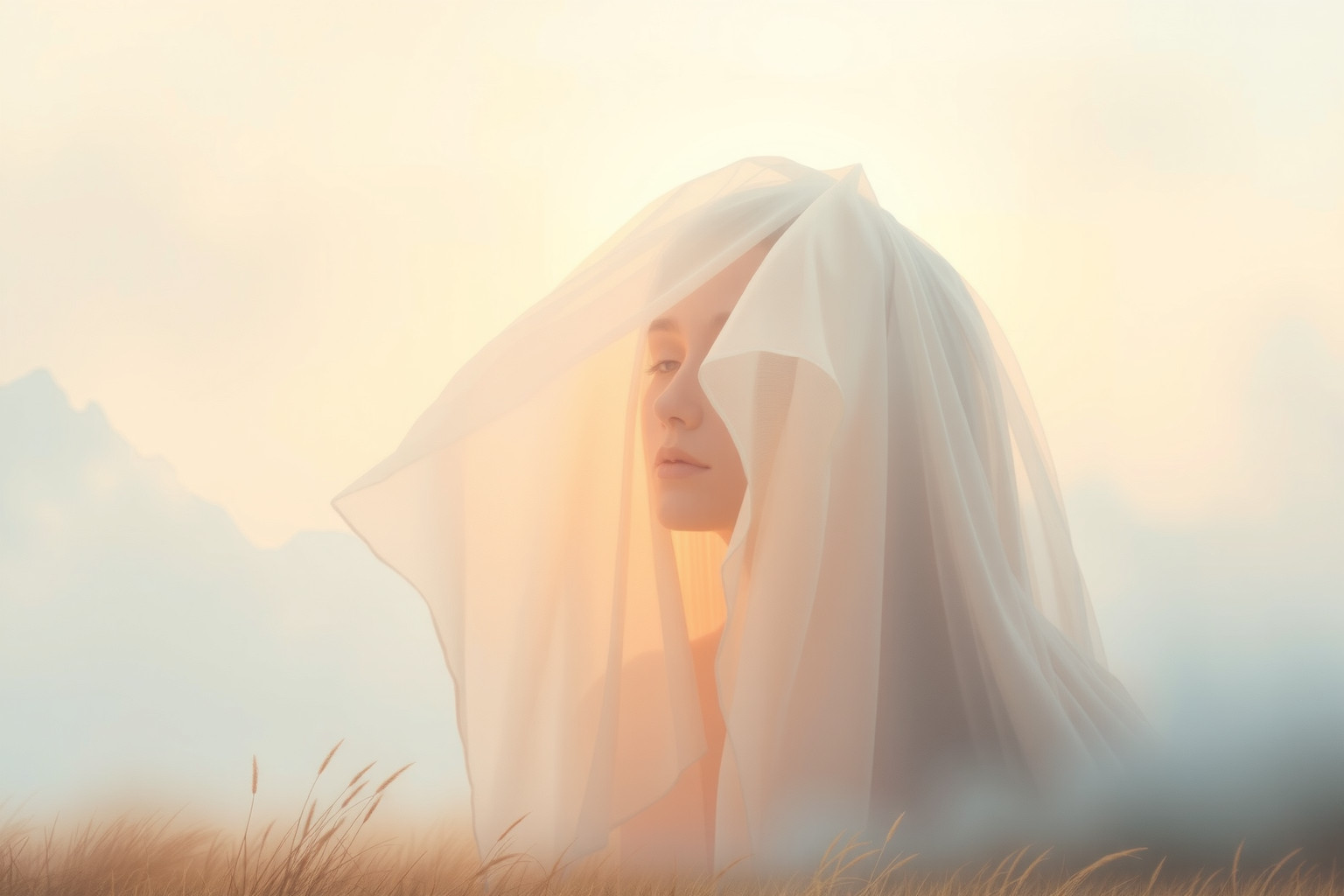 Sognare di togliere un velo simboleggia verità finalmente rivelate.