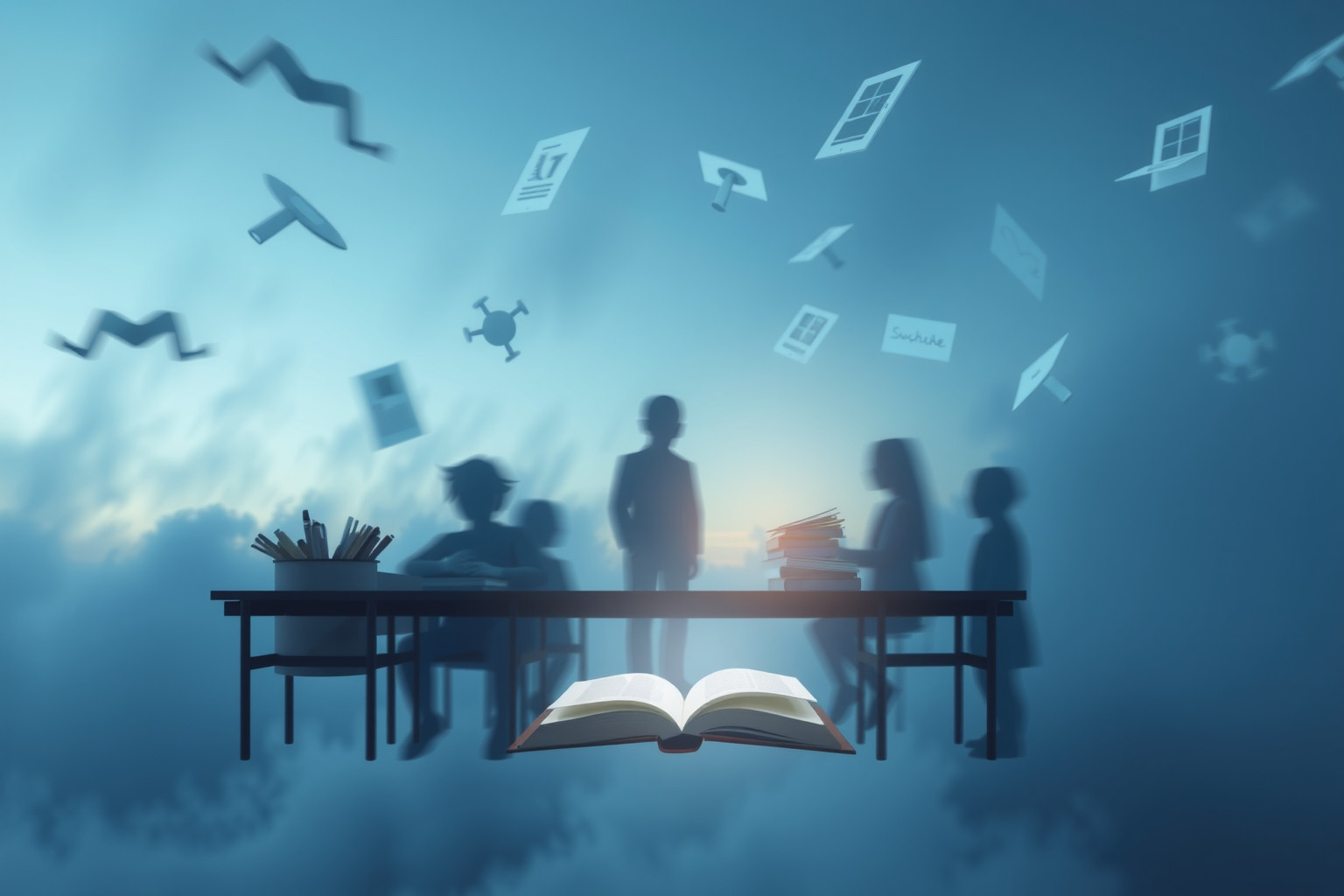 Sognare la scuola riflette insicurezze e paure di giudizio sociale.