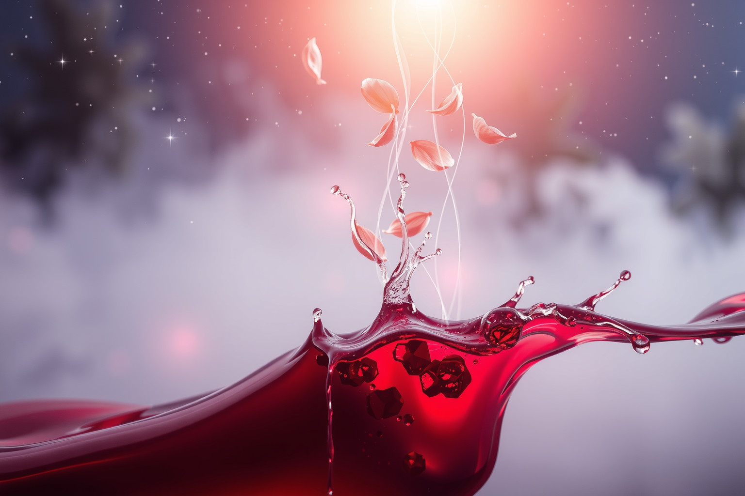 Sognare di trasformare il sangue mestruale simboleggia rinascita interiore.