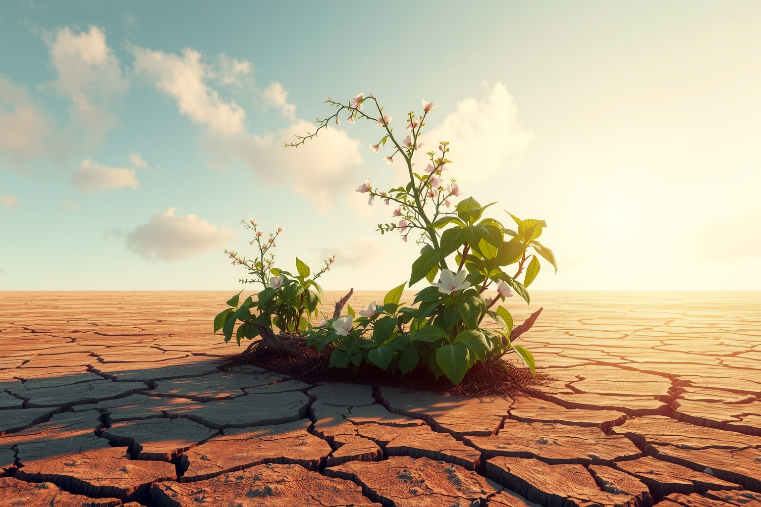 Sognare di trasformare luoghi desolati simboleggia rinascita e speranza.