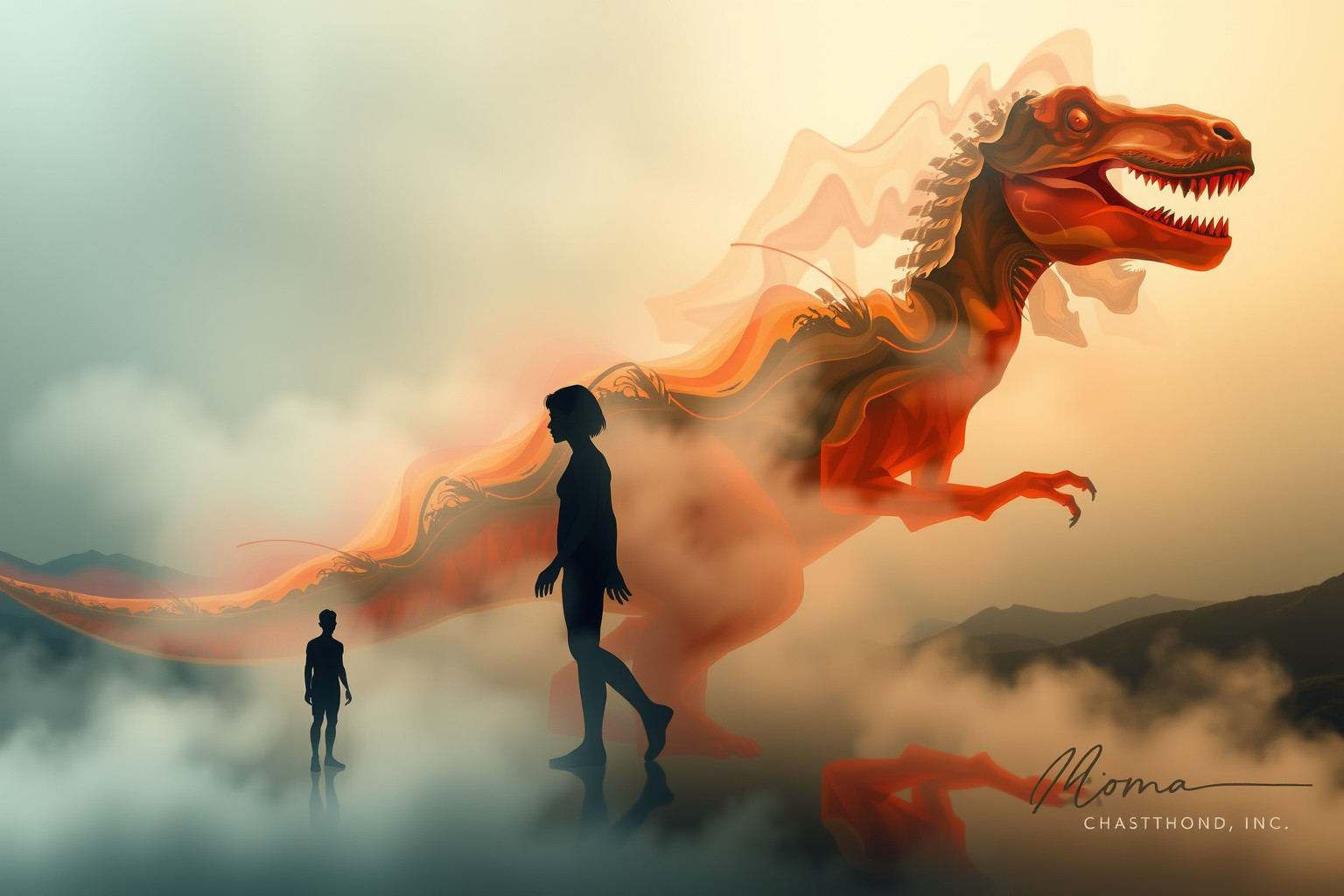 Sognare di diventare dinosauro simboleggia forza e trasformazione interiore.