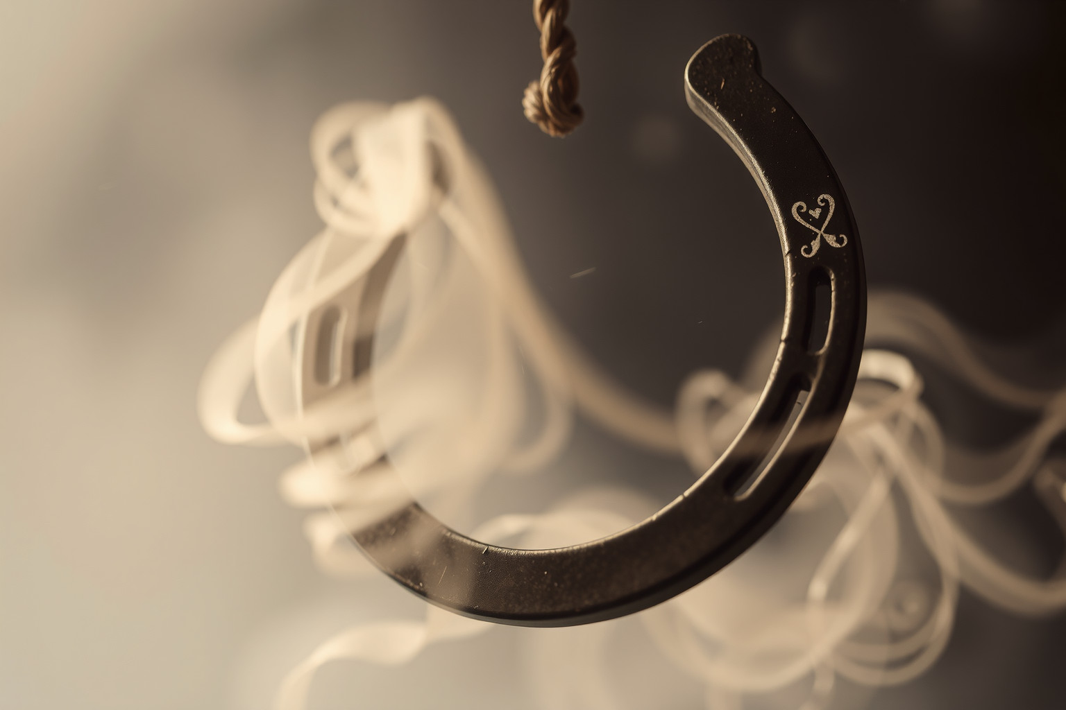 Sognare un ferro di cavallo arrugginito simboleggia fortuna nascosta.