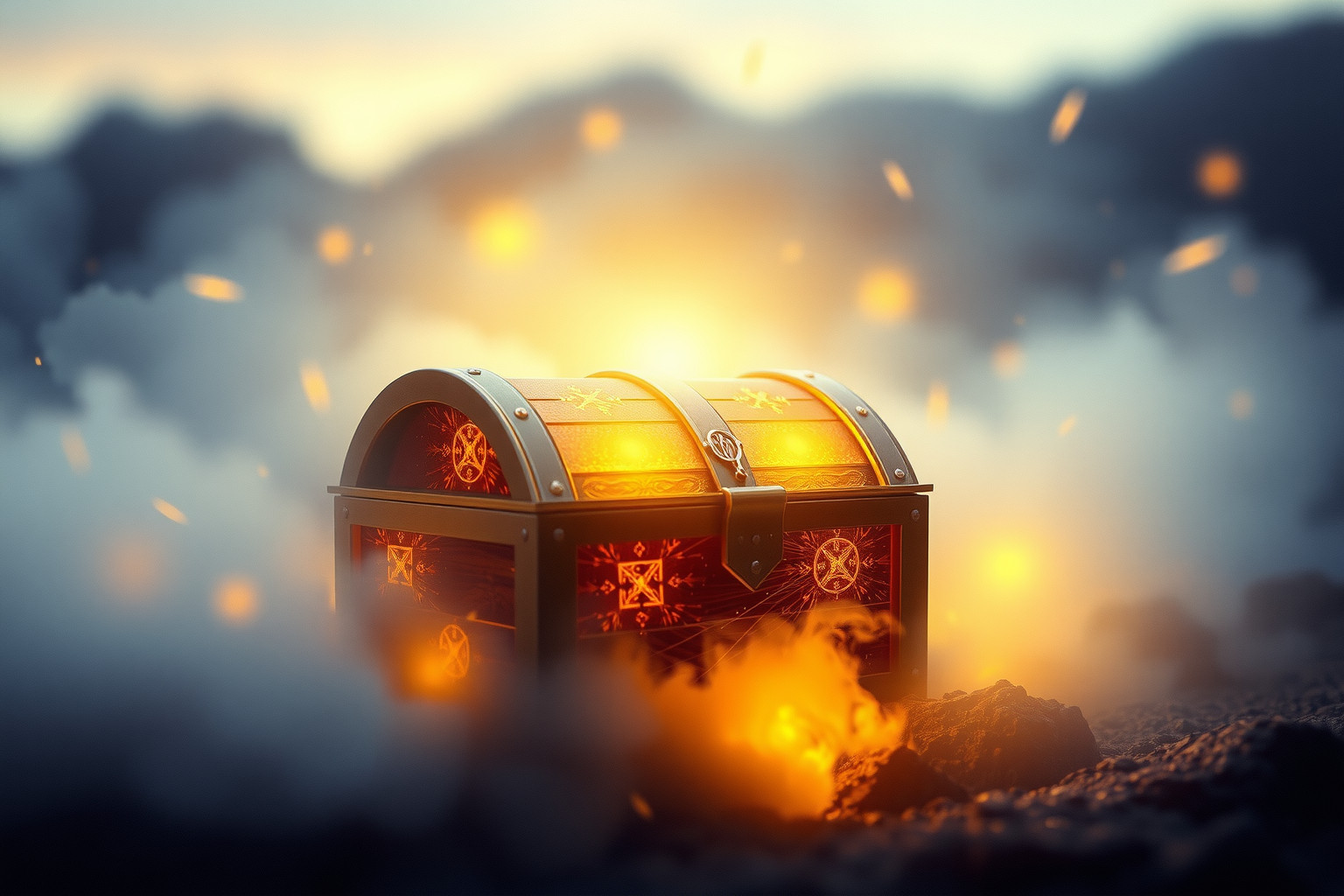 Sognare un tesoro nascosto simboleggia scoperte interiori preziose.