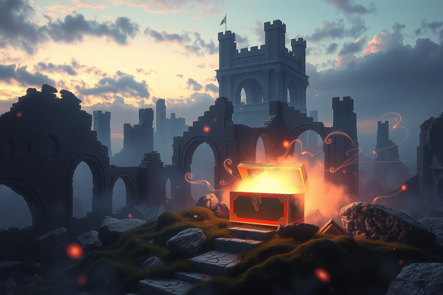 Sognare tesori nei ruderi simboleggia scoperta e crescita interiore.