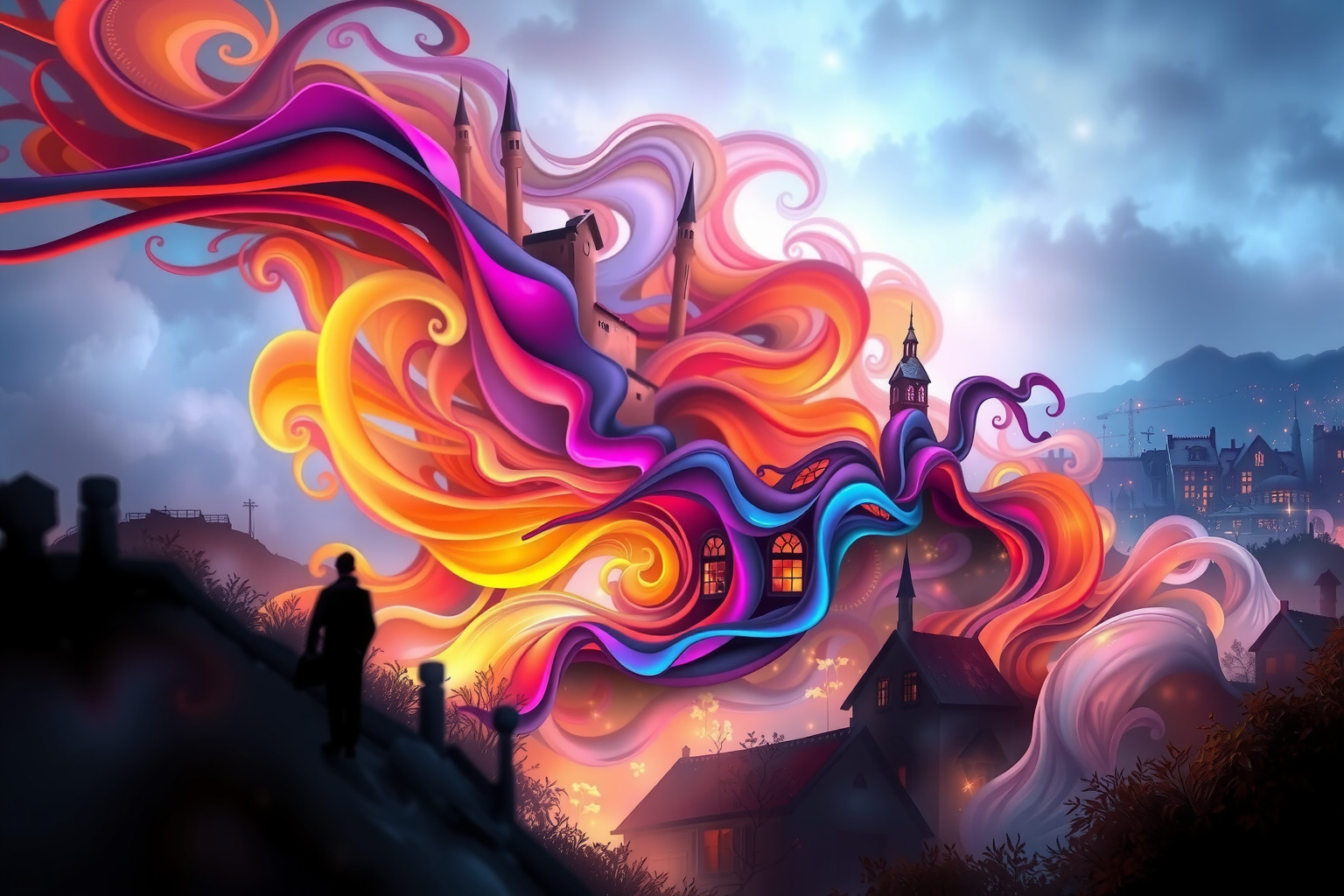 Sognare un comune che cambia simboleggia trasformazioni interiori profonde.