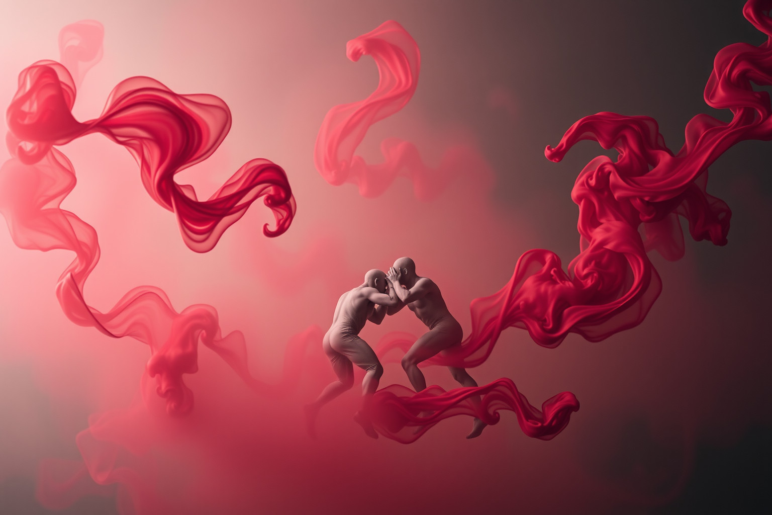 Sognare sangue in wrestling simboleggia conflitti interiori intensi.