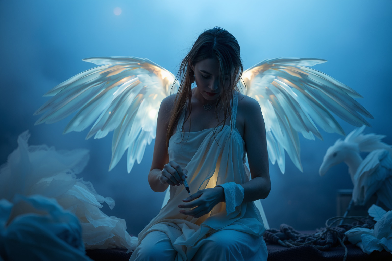 Sognare un conciatore bianco simboleggia purezza e trasformazione interiore.