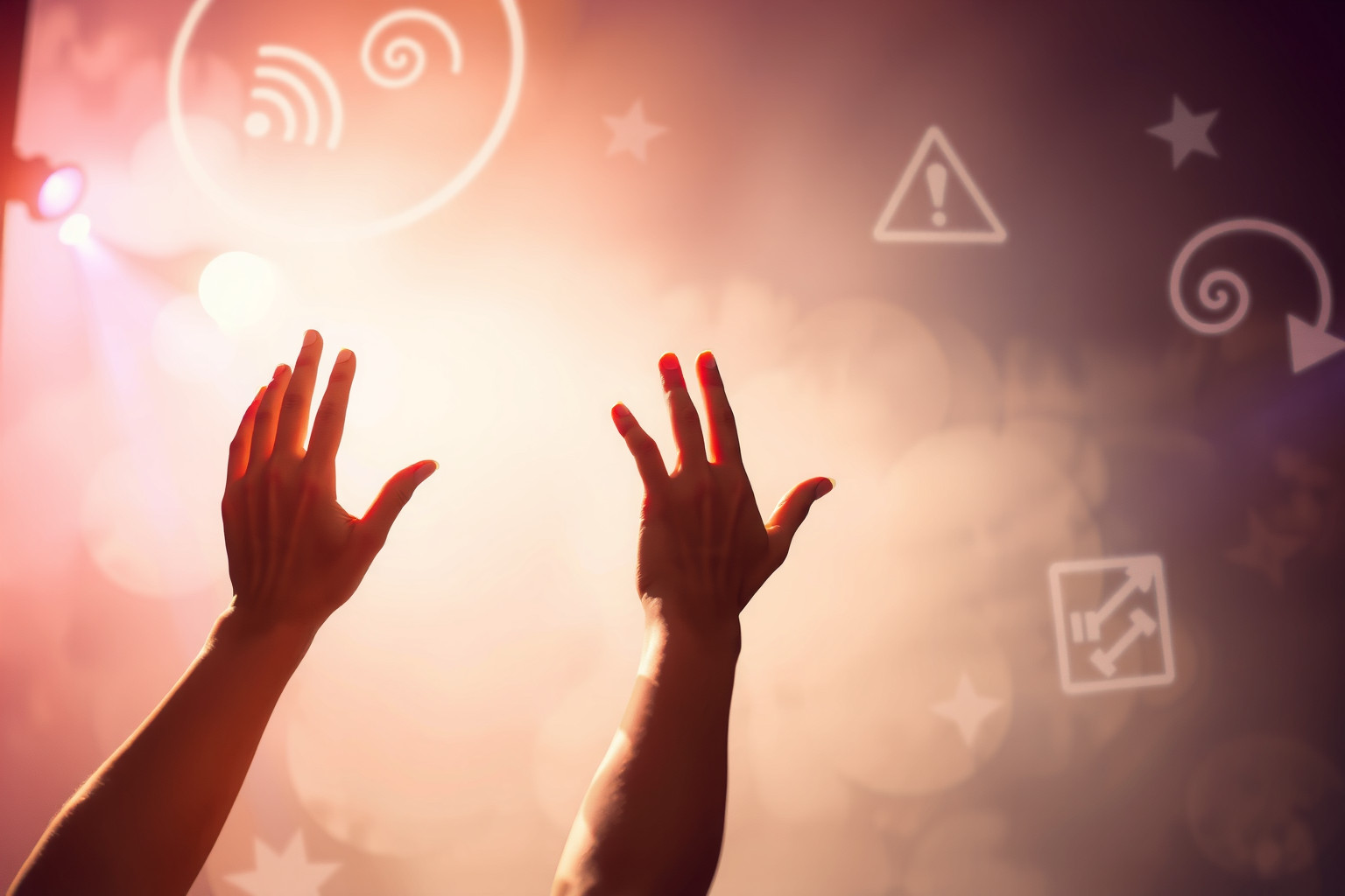 Sognare spettacoli in lingua dei segni simboleggia comunicazione profonda.