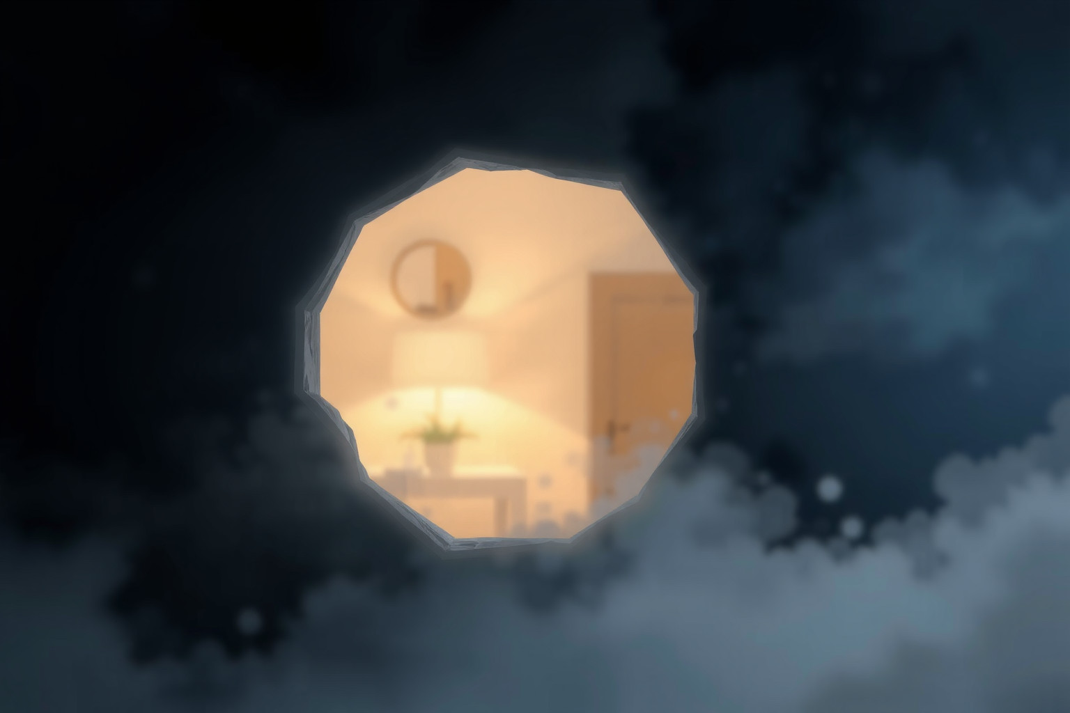 Sognare luoghi noti dal buco della serratura simboleggia curiosità nascosta.