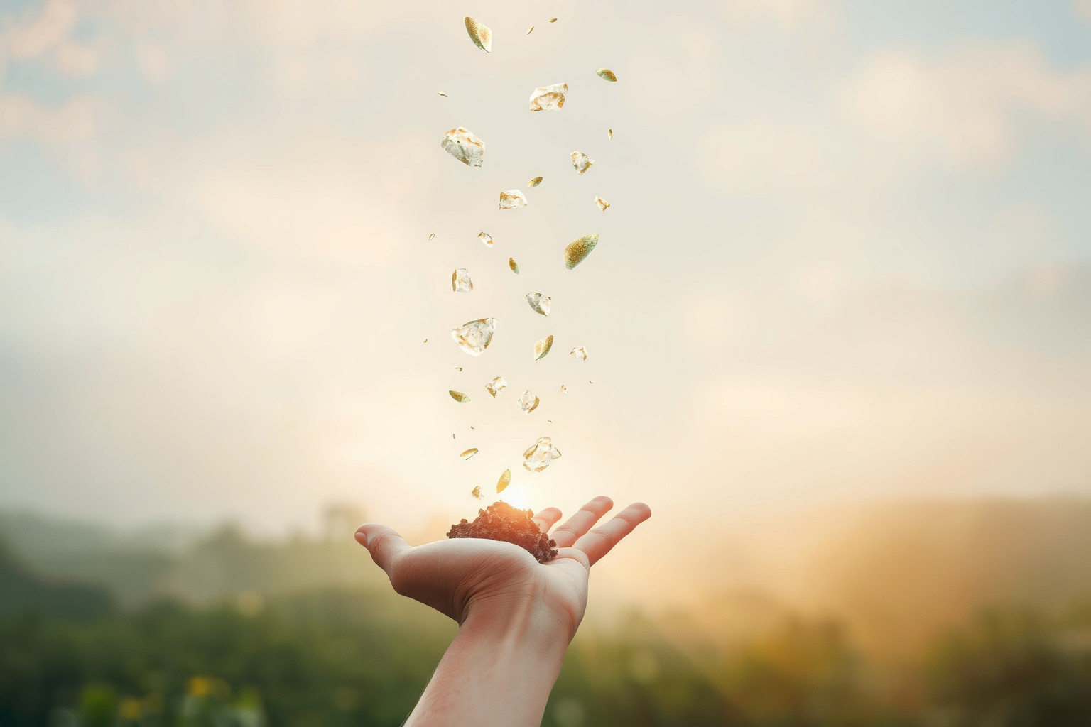 Sognare di vendere terreno simboleggia cambiamenti e nuove opportunità.