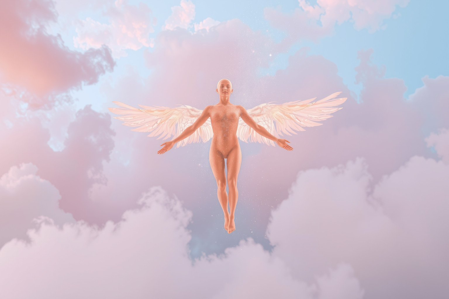 Sognare di volare con piume simboleggia libertà e leggerezza interiore.