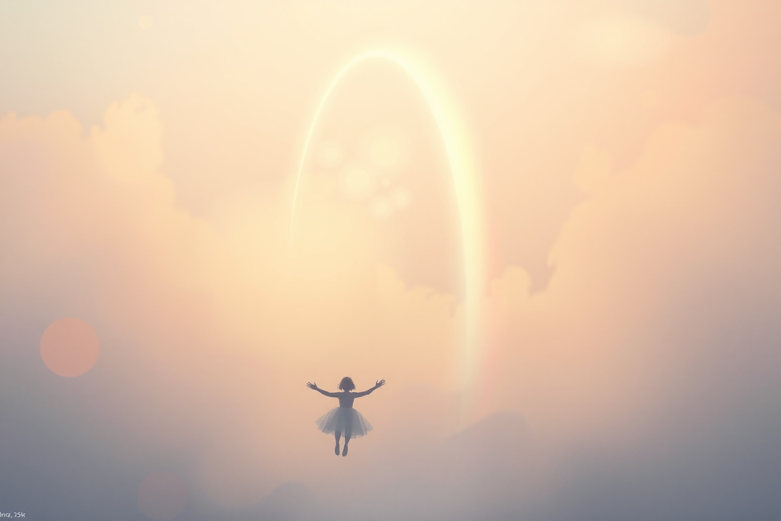 Sognare di volare verso un arcobaleno simboleggia speranza e rinascita.