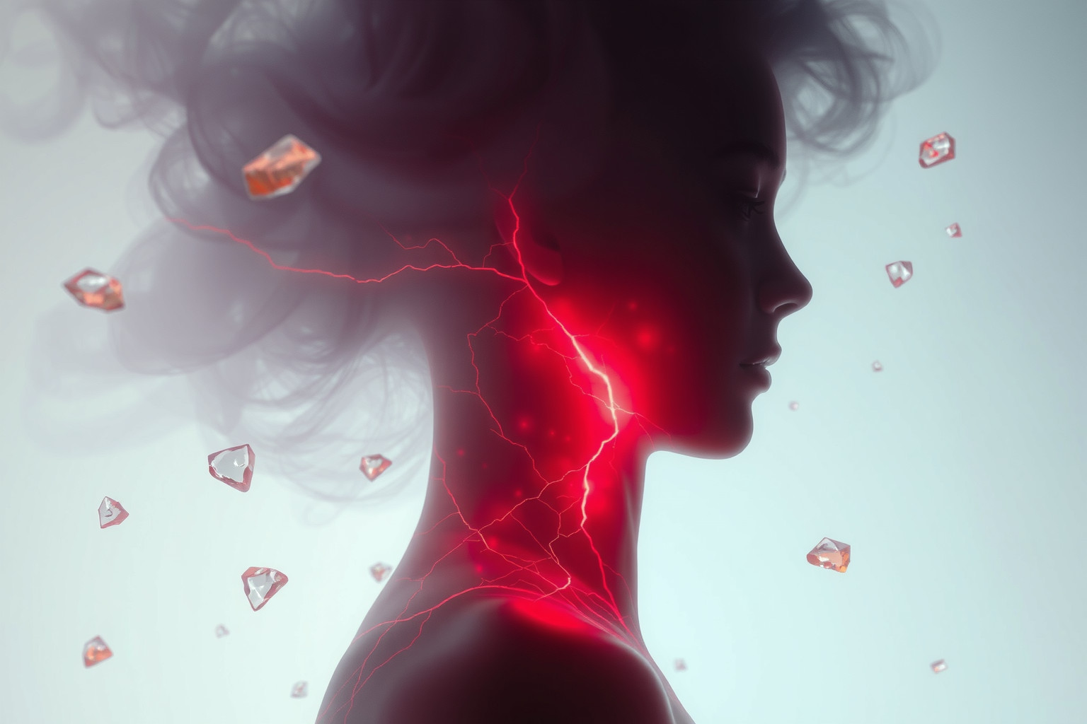 Sognare ferite sanguinanti riflette timori profondi di vulnerabilità emotiva.