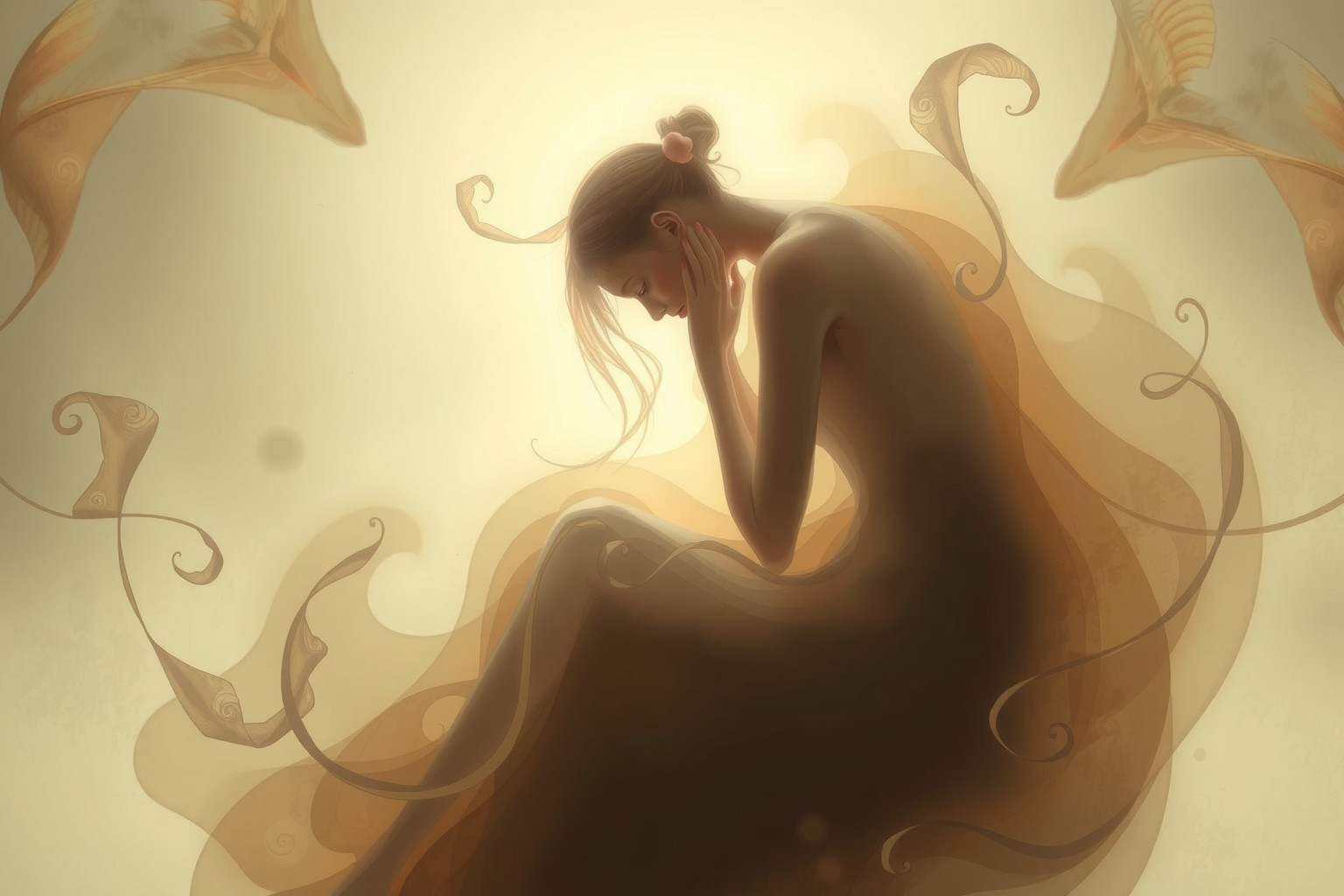 Sognare il capo malato riflette ansie sul potere e controllo.