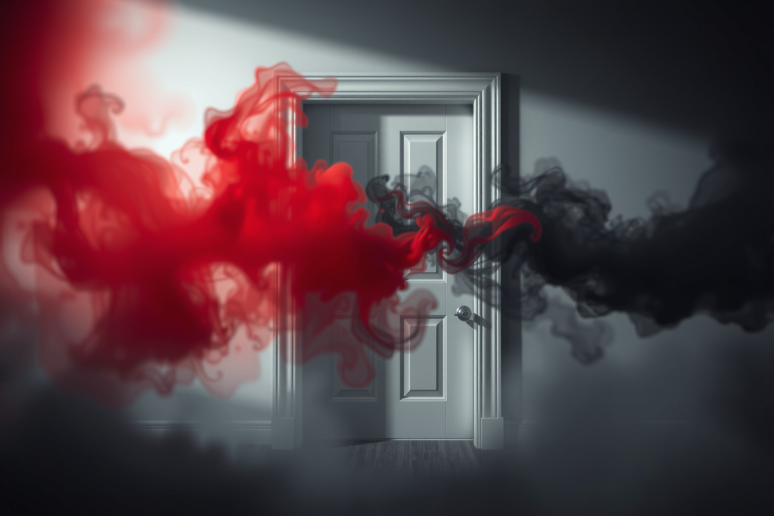 Sognare una porta che sbatte simboleggia rabbia e fini improvvisi.