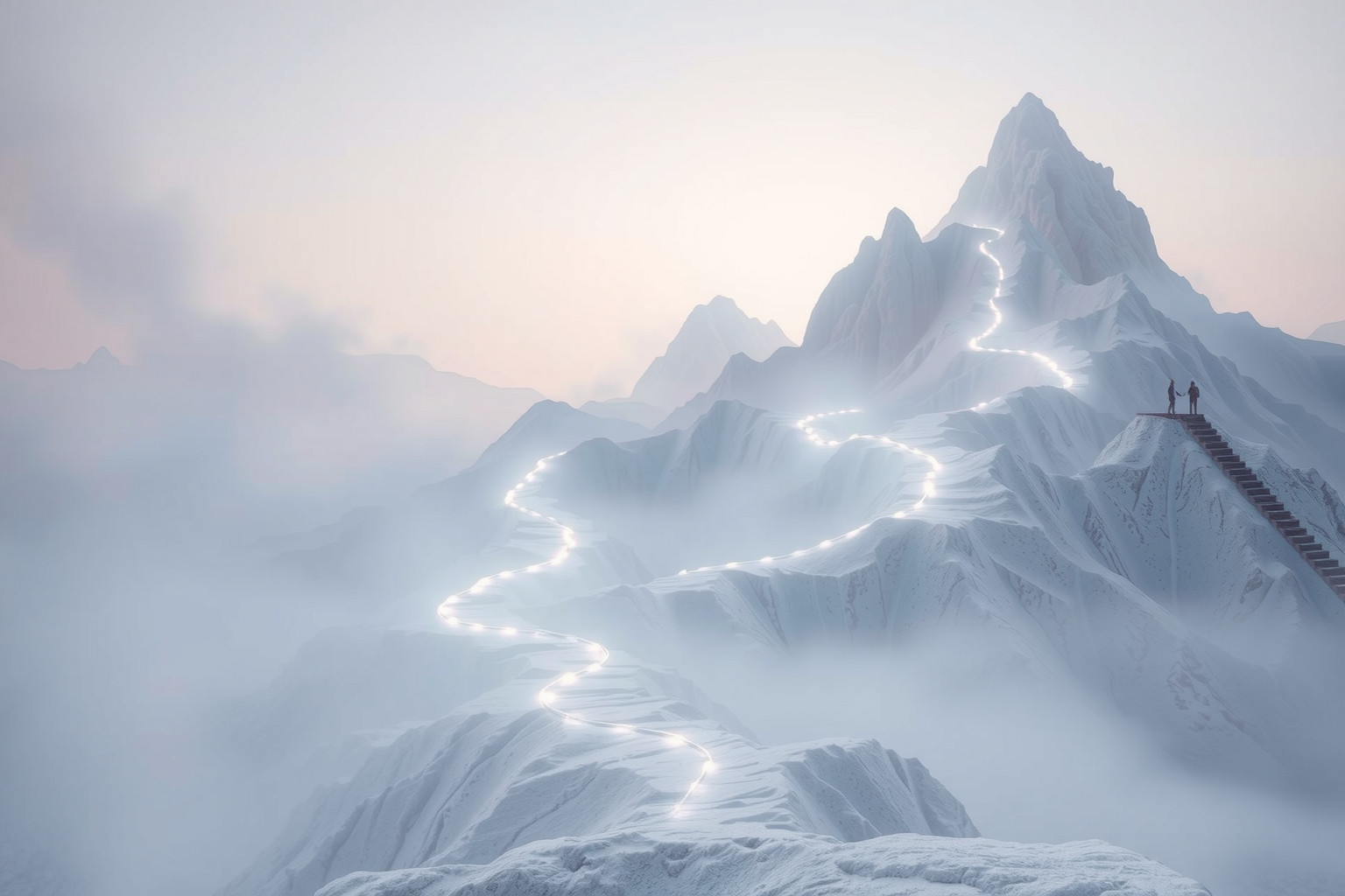 Sognare montagne di sale simboleggia sfide ambiziose da affrontare.