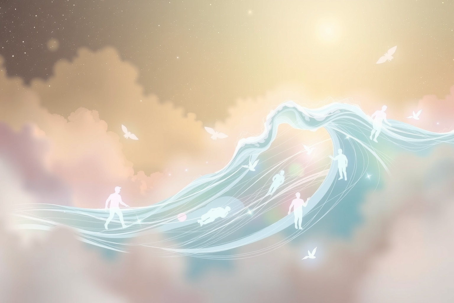 Sognare onde che trasportano riflette cambiamenti emotivi intensi e imprevedibili.