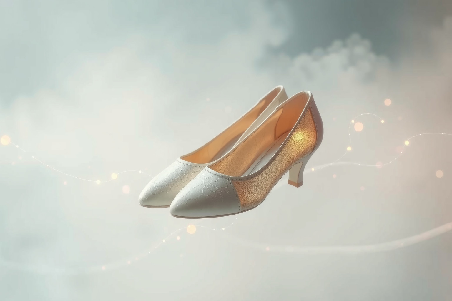 Sognare scarpe da sposa danneggiate indica insicurezza emotiva imminente.