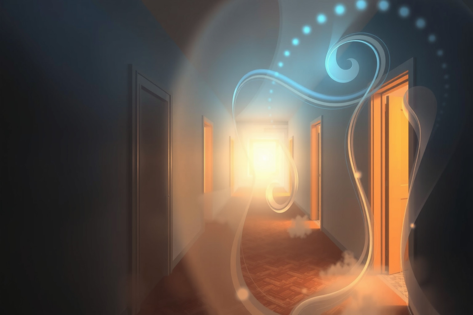 Sognare passaggi segreti in albergo rivela talenti nascosti interiori.