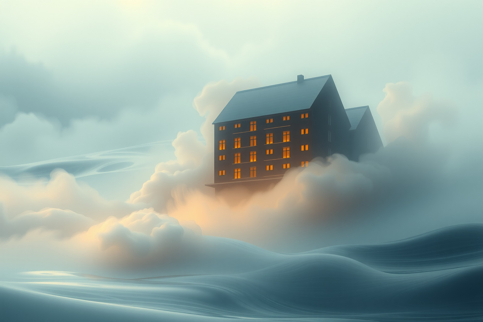 Sognare un allagamento in albergo riflette emozioni represse e travolgenti.