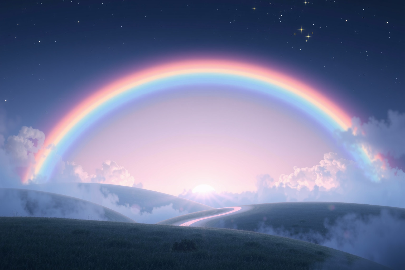 Sognare un arcobaleno guida verso nuove opportunità e speranza.