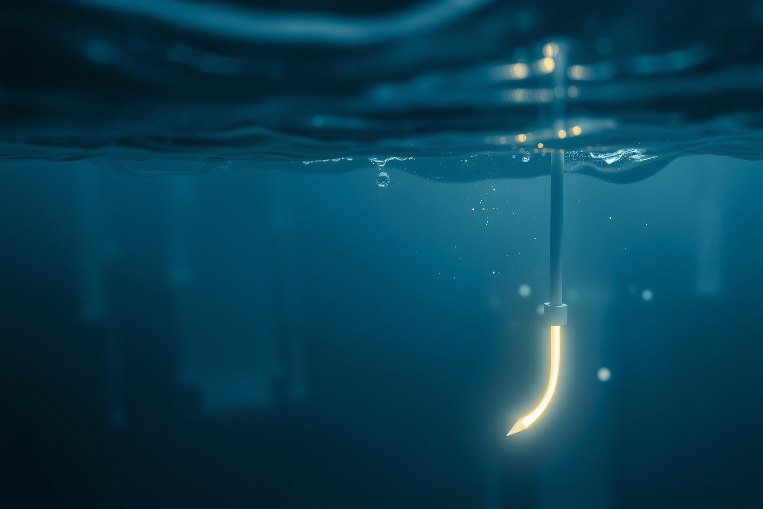 Sognare un arpione perso in mare simboleggia opportunità sfuggite.