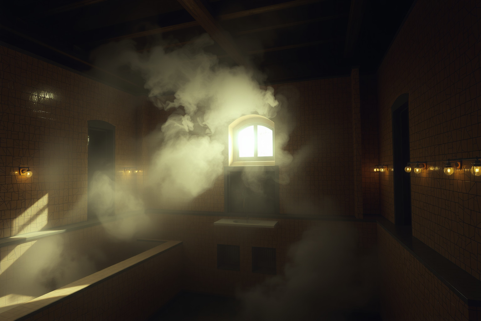 Sognare un bagno turco vuoto simboleggia isolamento e mancanza di energia.