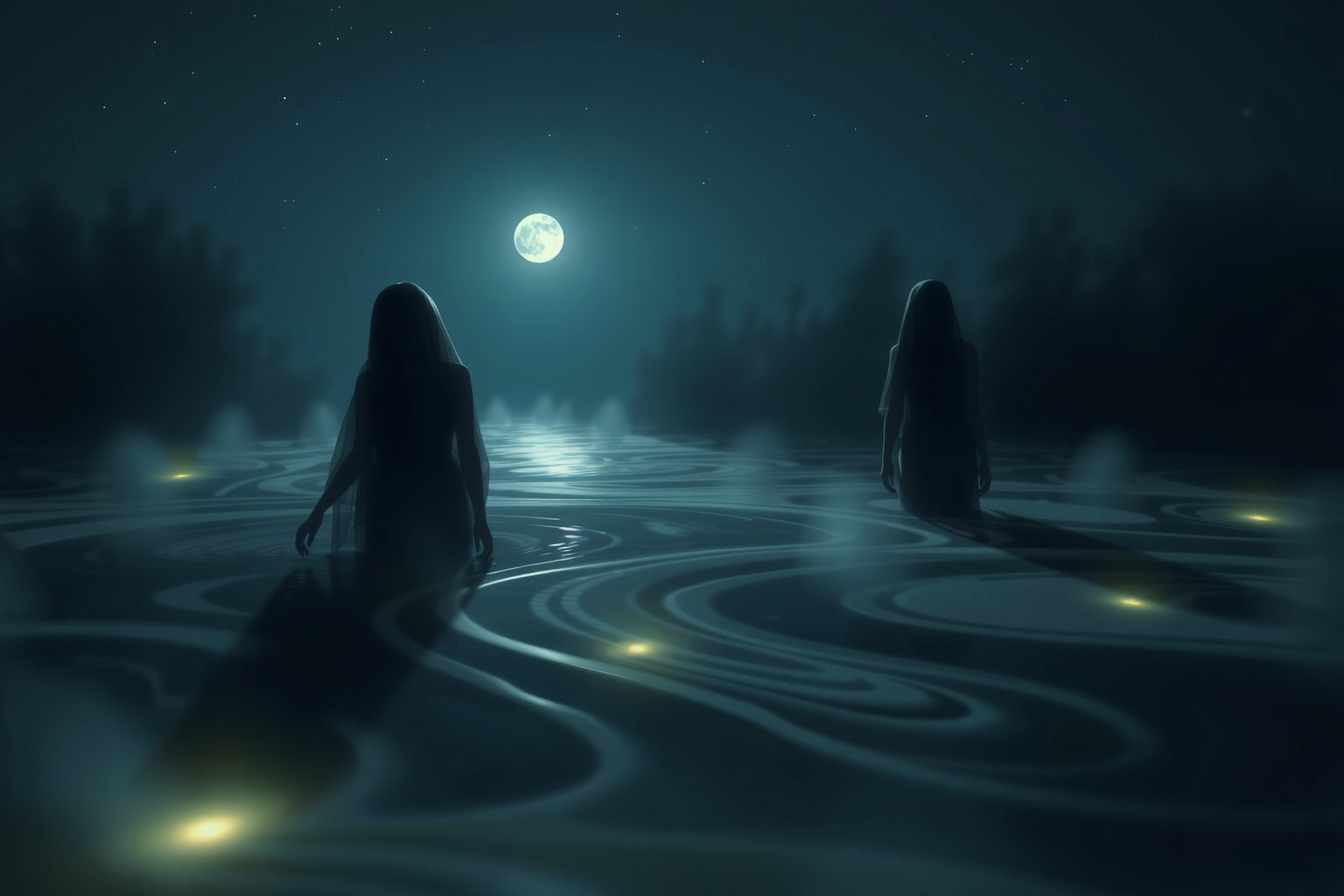 Sognare un battesimo notturno con acqua sporca simboleggia impurità interiori.