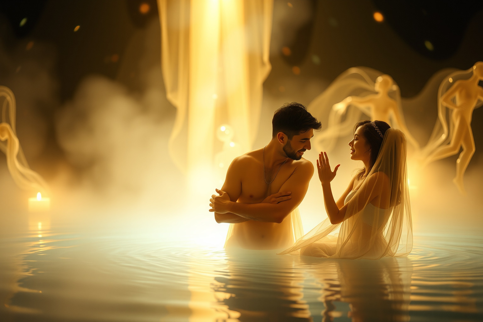 Sognare un battesimo notturno simboleggia nuovi inizi familiari nascosti.