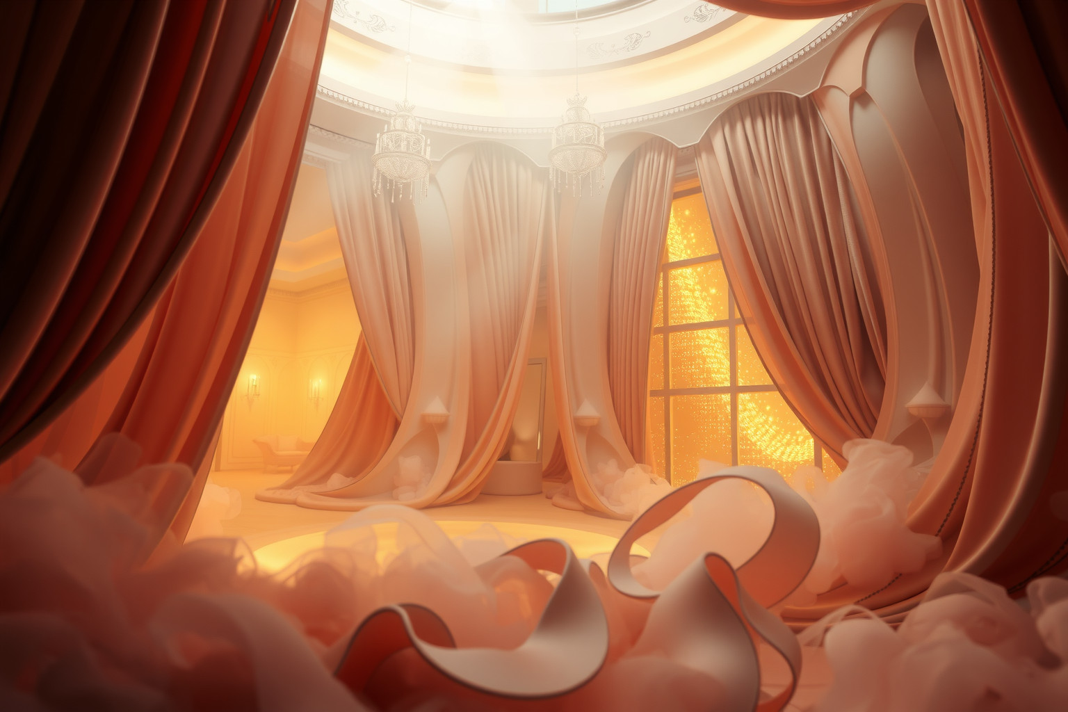 Sognare un bordello lussuoso simboleggia desideri nascosti e abbondanza.