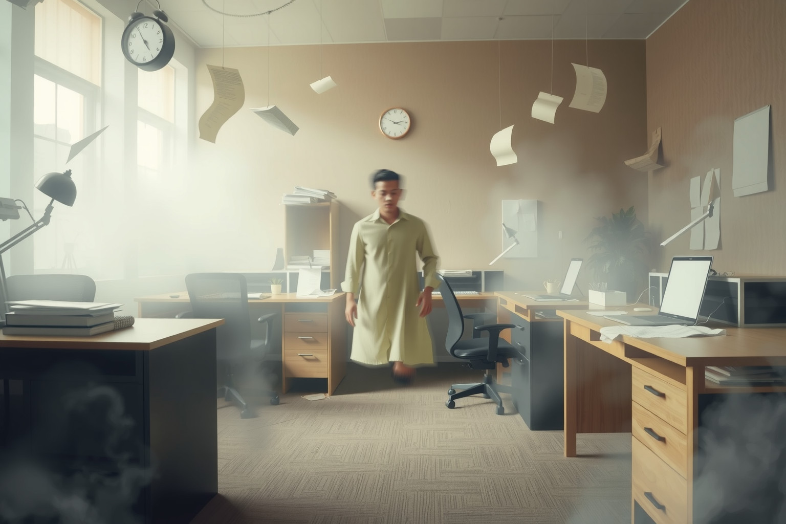 Sognare un buono a nulla riflette insoddisfazione e paura lavorativa.